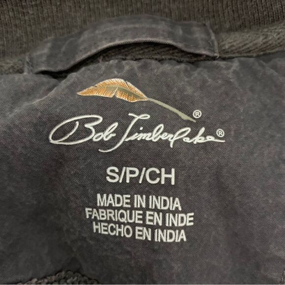Bob Timberlake Gray Quarter Zip Sz S - Picture 3 of 5